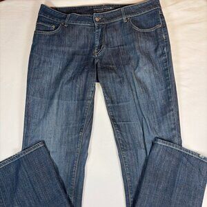 Banana Republic Classic Skinny Jeans Women's 12 Blue Cotton Blend